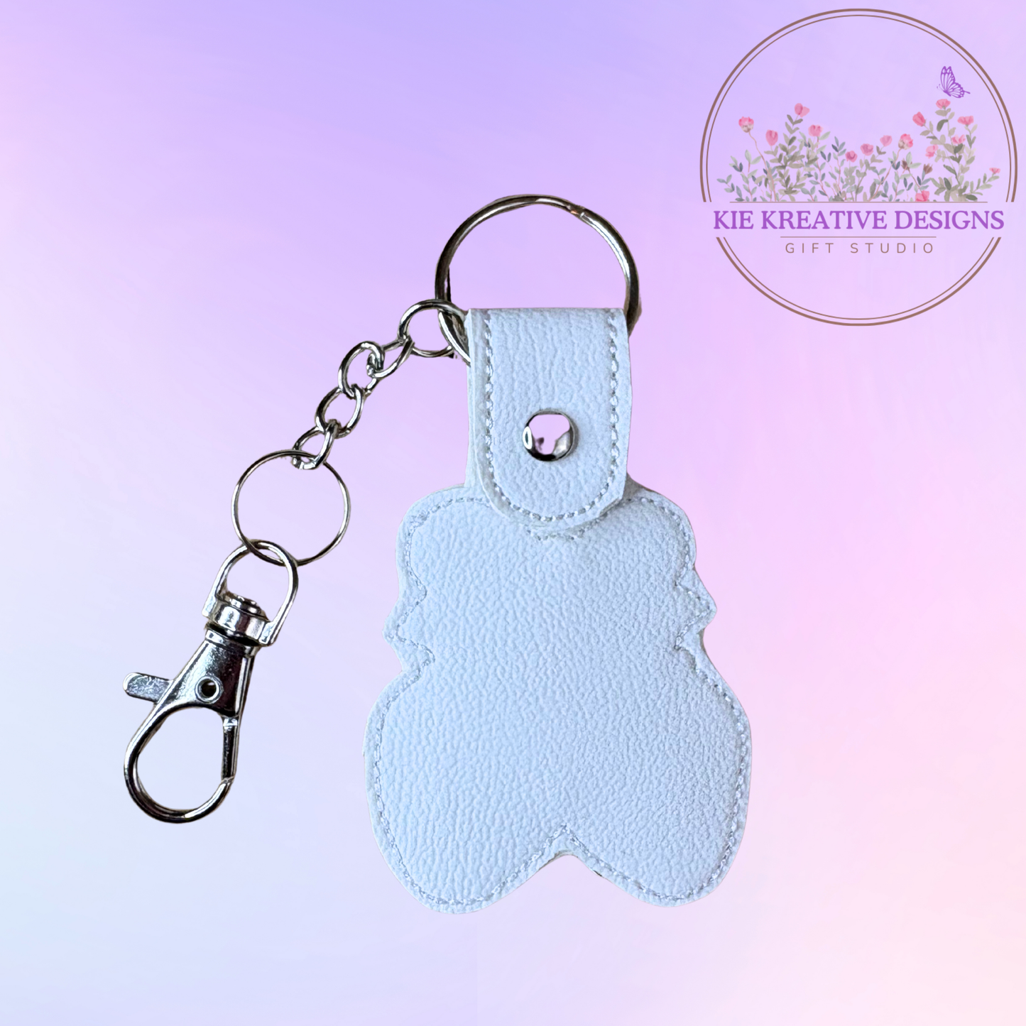 Embroidered Strawberry Keychain with Pink Bow – Cute Fruit Bag Charm, Sweet Aesthetic Gift for Her, Kawaii Key Holder, Spring Accessory