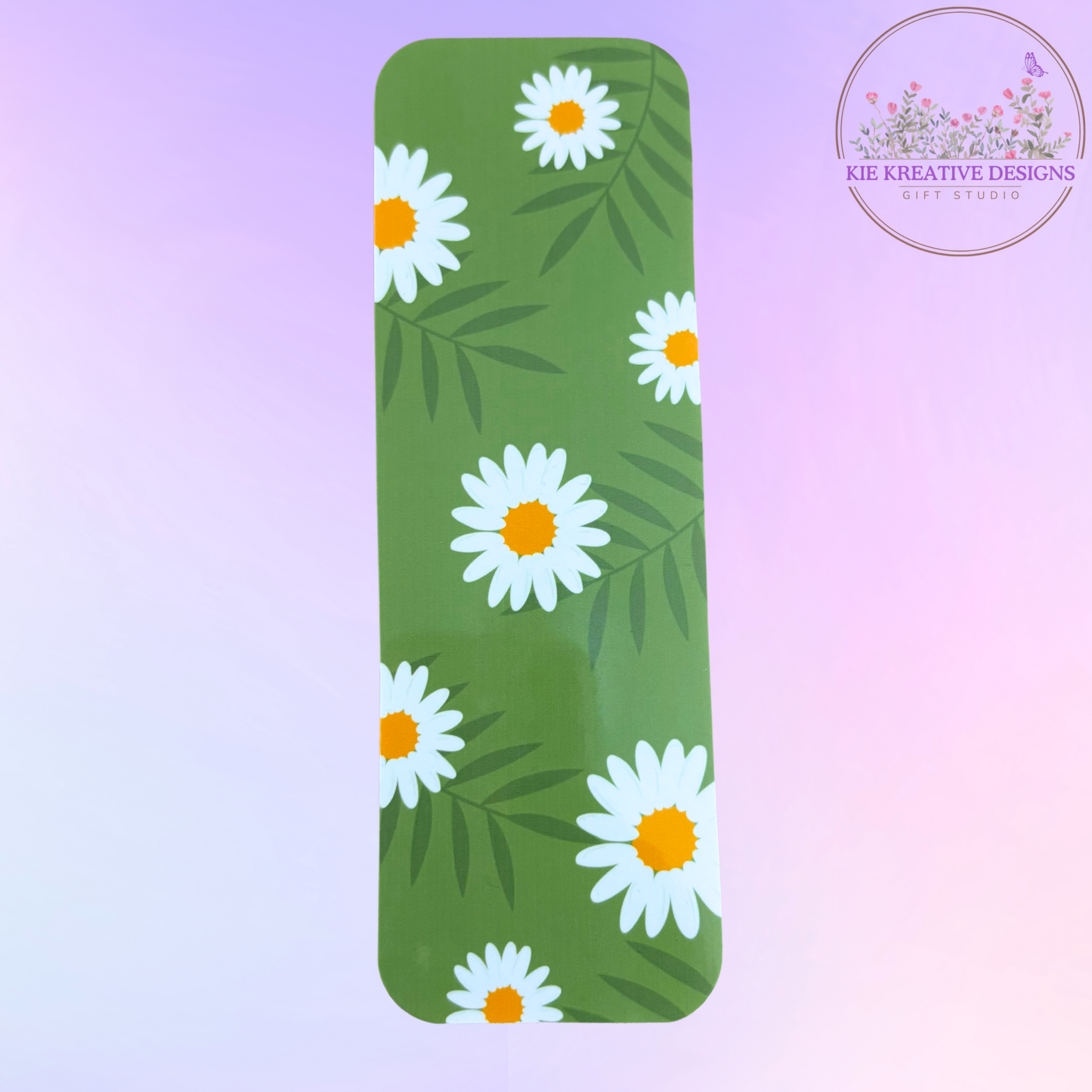 Green Daisy Bookmark | Floral Bookmark for Readers | Aesthetic Book Accessory | Cute Gift for Book Lovers | Botanical Stationery | Spring Reading Gift