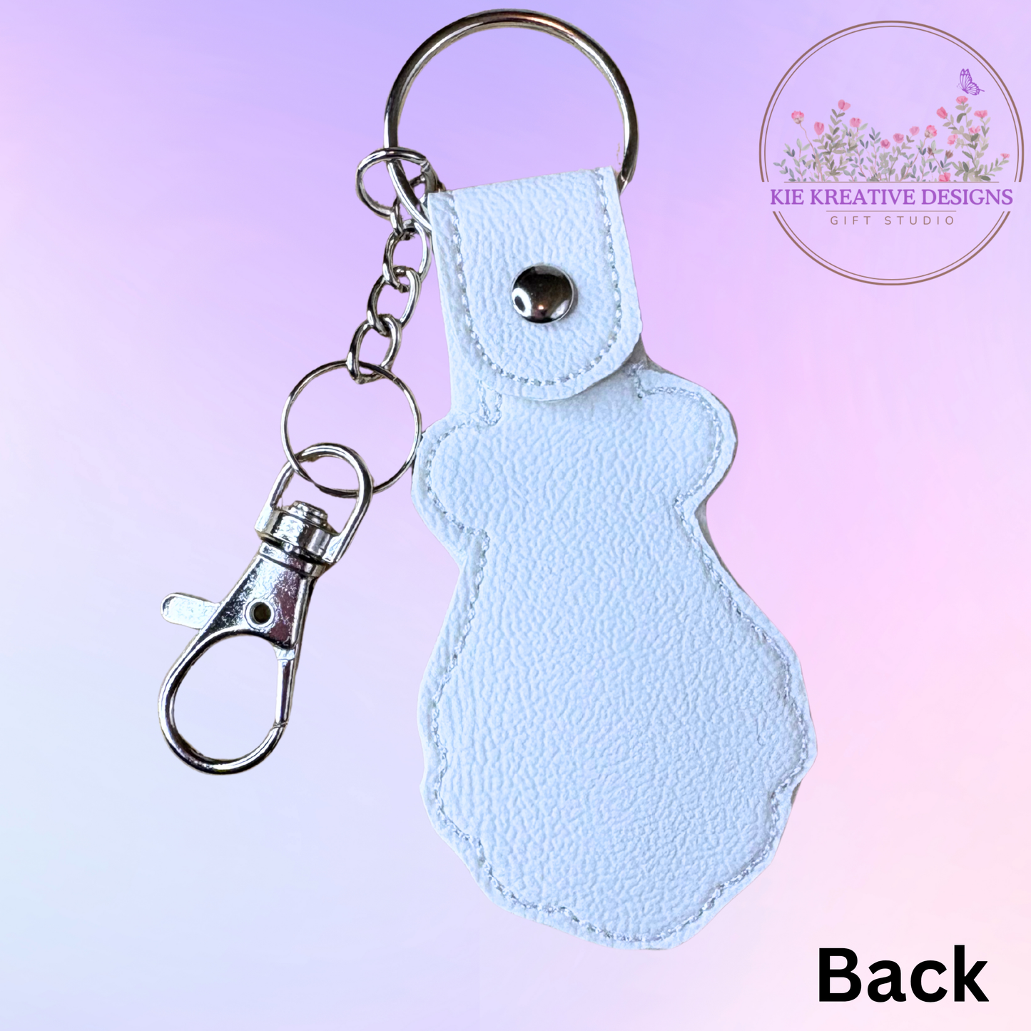 Embroidered Cowboy Ghost Keychain – Cute Halloween Keychain | Western Ghost Bag Charm | Spooky Aesthetic Key Ring | Fun Gift for Friends