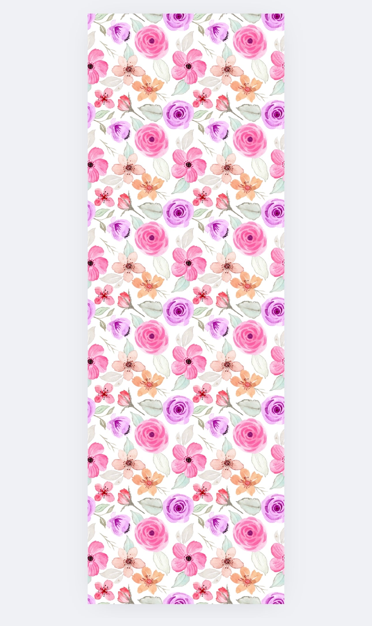 Floral Bookmark for Book Lovers | Pink Rose & Peach Flower Pattern | Cute Aesthetic Bookmark Gift | Reading Accessory for Women, Teens & Teachers