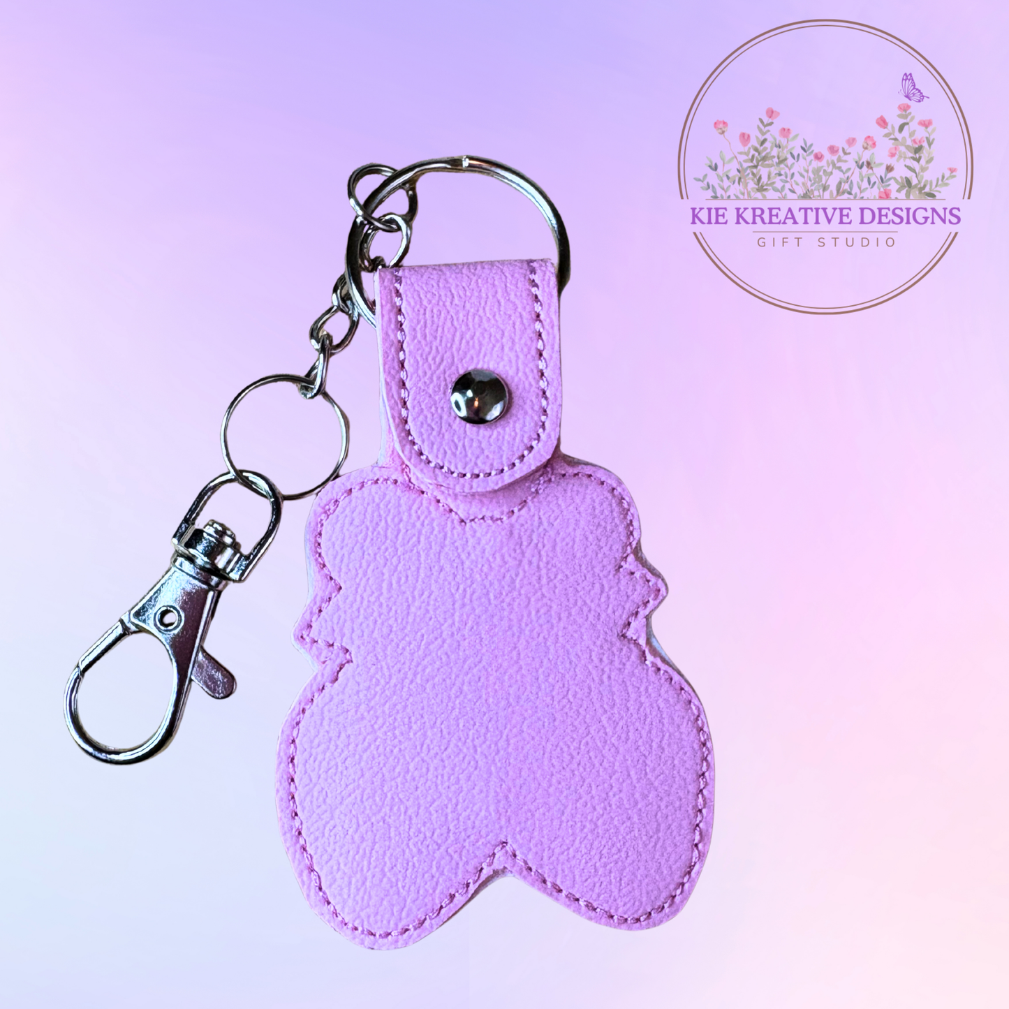 Embroidered Strawberry Keychain with Pink Bow – Cute Fruit Bag Charm, Sweet Aesthetic Gift for Her, Kawaii Key Holder, Spring Accessory