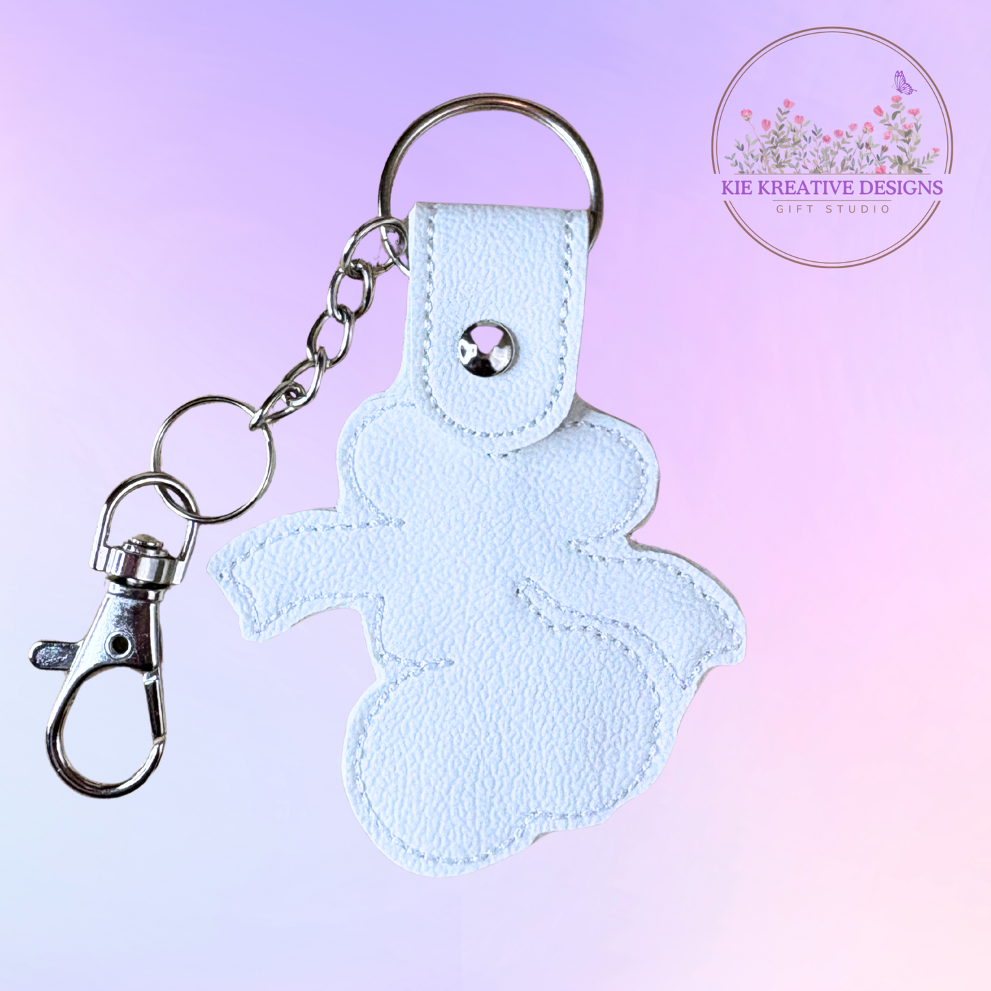 Blueberry Keychain with Bow – Embroidered Fruit Keychain | Cute Bag Charm | Gift for Her | Handmade Key Fob | Aesthetic Keychain | Sweet Berry Accessory