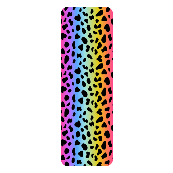 Rainbow Leopard Bookmark, Cheetah Print Bookmark, Colorful Bookmark, Aesthetic Bookmark, Bold Pattern Bookmark, Book Lover Gift, Cute Reading Accessory, Trendy Bookmark
