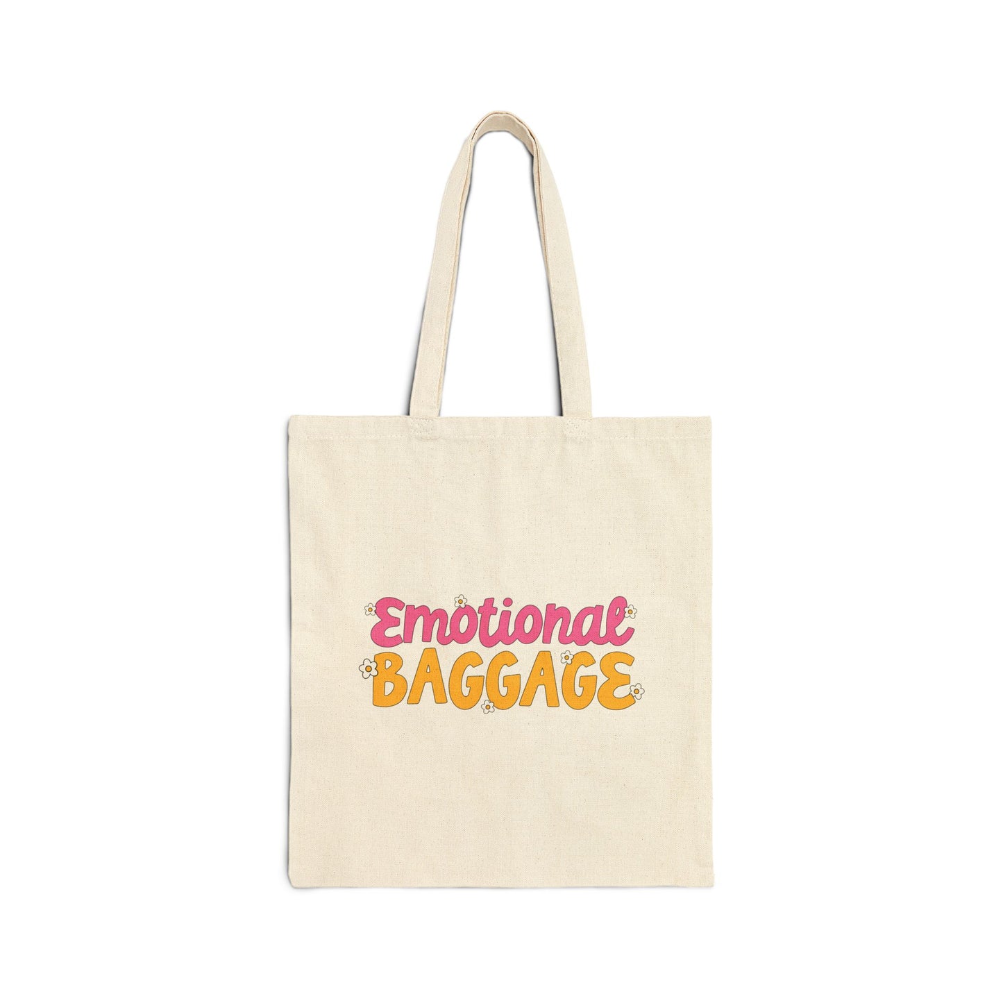 Cotton Canvas Tote Bag - Emotional Baggage