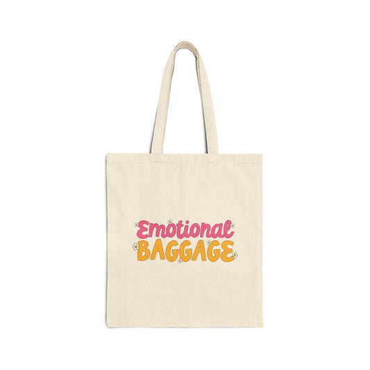 Cotton Canvas Tote Bag - Emotional Baggage