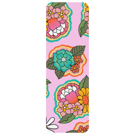 Floral Bookmark, Boho Bookmark, Colorful Floral Bookmark, Aesthetic Bookmark, Book Lover Gift, Cute Reading Accessory
