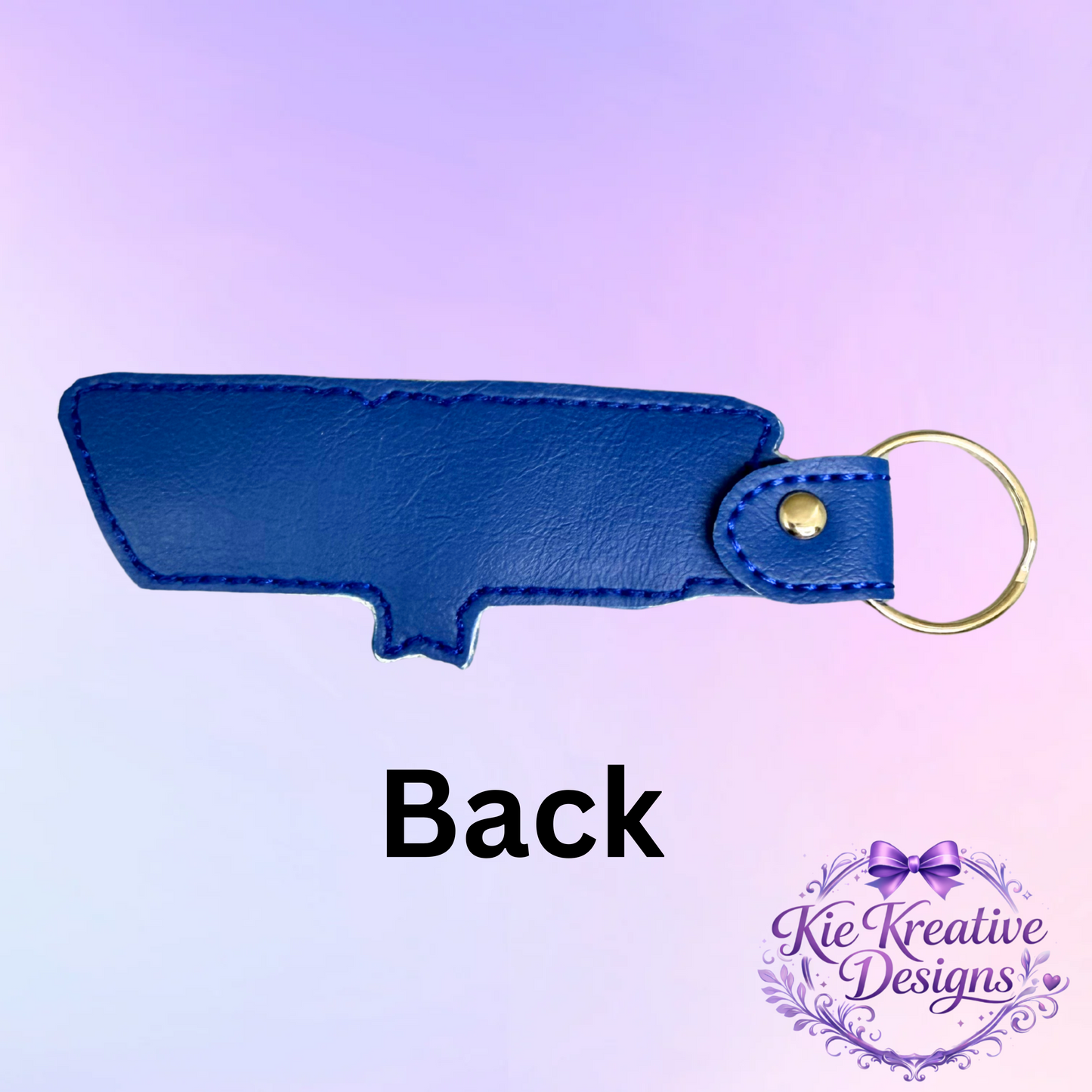 Top Dad Embroidered Keychain – Patriotic Father’s Day Gift | Dad Gift | Key Fob | Gift for Dad