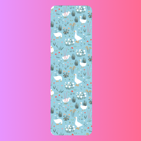 Cute Duck Bookmark, Floral Goose Bookmark, Cottagecore Bookmark, Nature Lover Gift, Book Lover Gift, Aesthetic Bookmark, Spring Reading Accessory