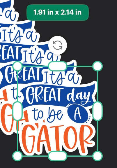 It’s a Great Day to Be a Gator Sticker | Florida College Sticker | Laptop Water Bottle Decal | UF Inspired Gift | Student Gift | Game Day Sticker