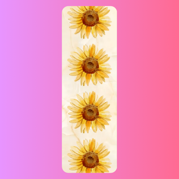 Sunflower Bookmark, Floral Bookmark, Yellow Flower Bookmark, Aesthetic Bookmark, Nature Bookmark, Book Lover Gift, Teacher Gift, Cute Reading Accessory