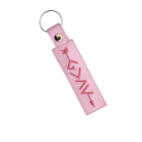 God Is Greater Than The Highs and Lows Keychain, Faith Keychain, Christian Keychain, Embroidered Religious Gift, Inspirational Bag Charm, Bible Verse Gift