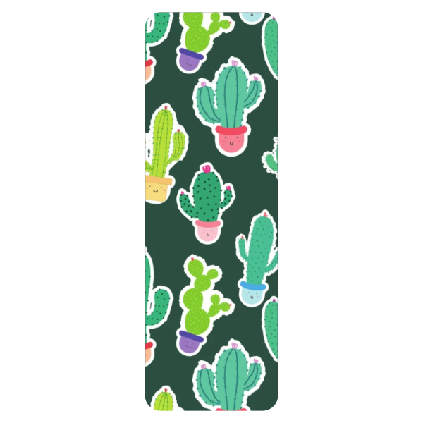 Cute Cactus Bookmark, Kawaii Plant Bookmark, Cartoon Cactus Bookmark, Aesthetic Bookmark, Fun Bookmark, Book Lover Gift, Plant Lover Gift, Cute Reading Accessory