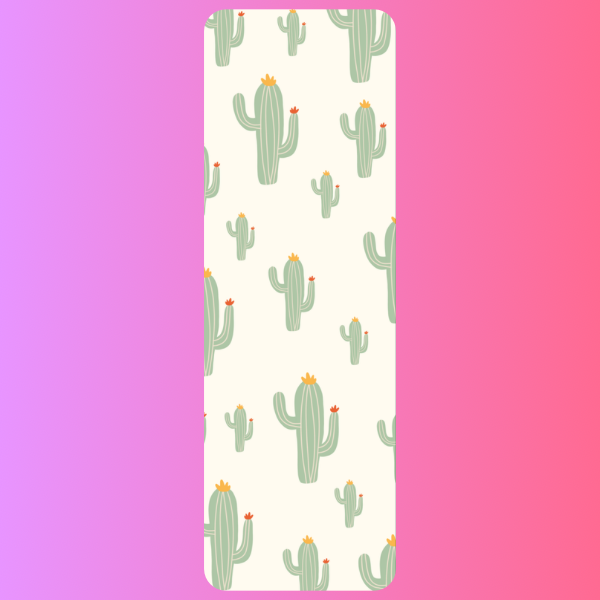 Cactus Bookmark, Desert Bookmark, Plant Bookmark, Botanical Bookmark, Green Aesthetic Bookmark, Cute Bookmark, Book Lover Gift, Nature Reading Accessory