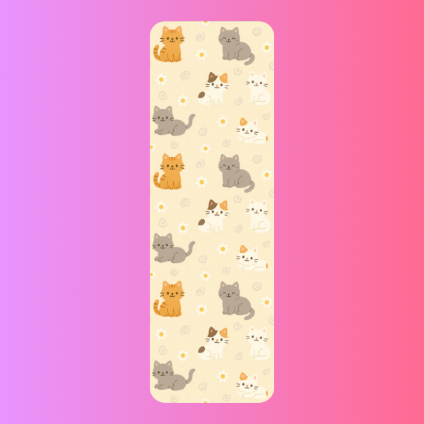 Cat Bookmark, Cute Cat Bookmark, Kawaii Bookmark, Aesthetic Bookmark, Animal Bookmark, Book Lover Gift, Cat Lover Gift, Cute Reading Accessory