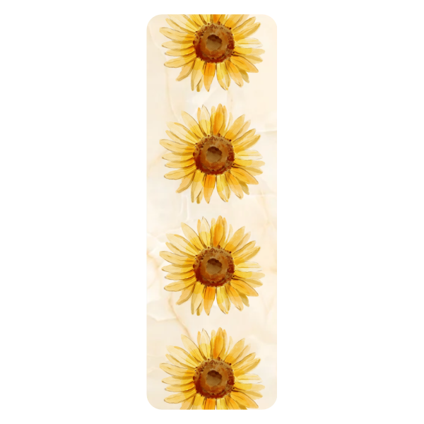 Sunflower Bookmark, Floral Bookmark, Yellow Flower Bookmark, Aesthetic Bookmark, Nature Bookmark, Book Lover Gift, Teacher Gift, Cute Reading Accessory