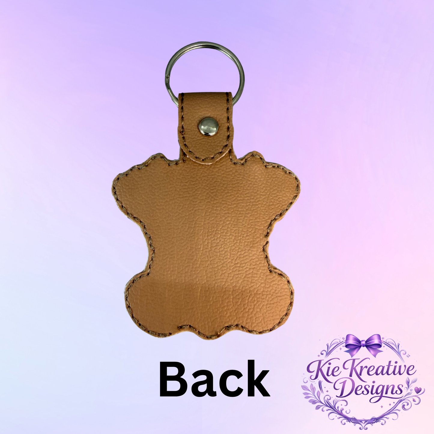 Highland Cow Heart Keychain – Cute Embroidered Cow Key Ring – Farm Animal Gift – Small Thoughtful Gift – Bag Charm – Valentine Gift Idea