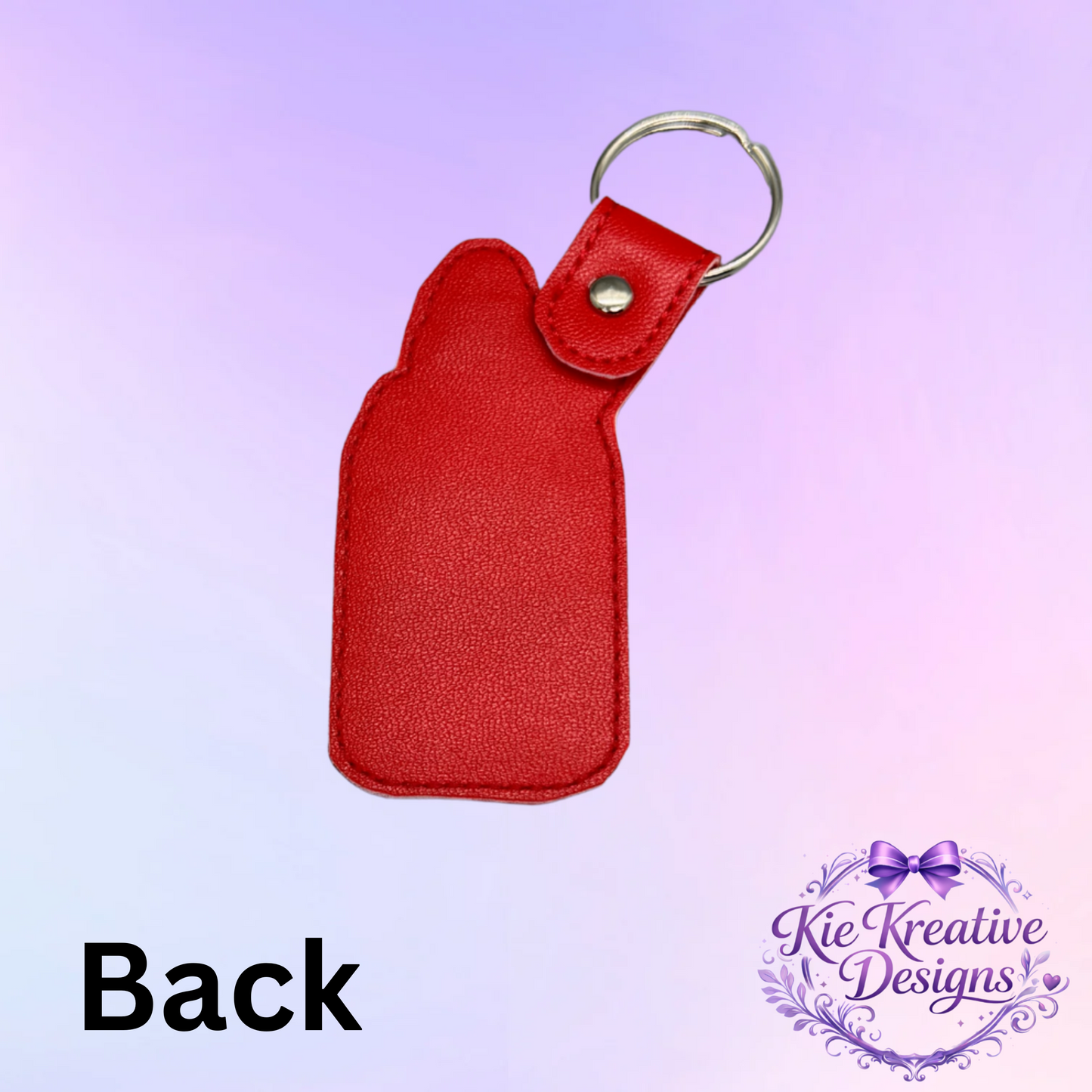 Hot Stuff Embroidered Keychain – Funny Spicy Gift – Sriracha Sauce Key Fob – Cute Food Lover Keychain – Small Gift for Him or Her