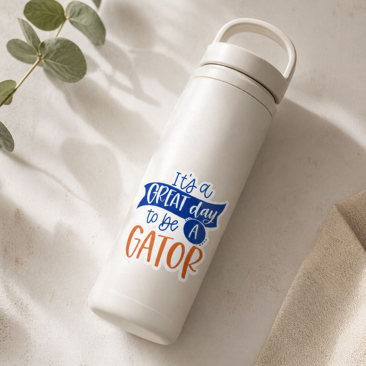 It’s a Great Day to Be a Gator Sticker | Florida College Sticker | Laptop Water Bottle Decal | UF Inspired Gift | Student Gift | Game Day Sticker